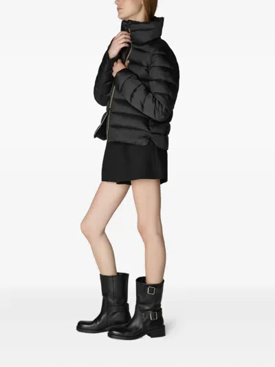 Save The Duck Elsie High-neck Puffer Jacket In Black