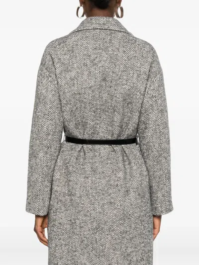 Liu •jo Liu Jo Gray Coat In Gray