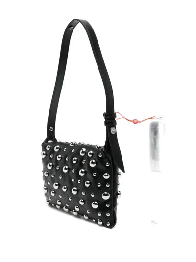 Simon Miller Studded Shoulder Bag In Black