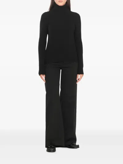 Stuart Weitzman Loafers With Studded Detailing And Tassel Embellishment In Black