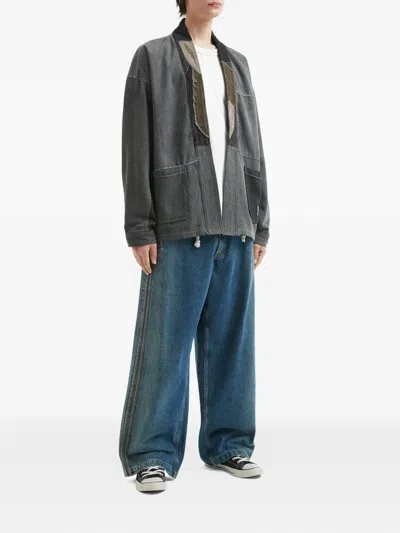 Aftermaths Patchwork Panelled Jacket In Multi