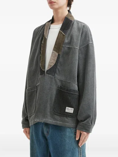 Aftermaths Patchwork Panelled Jacket In Multi