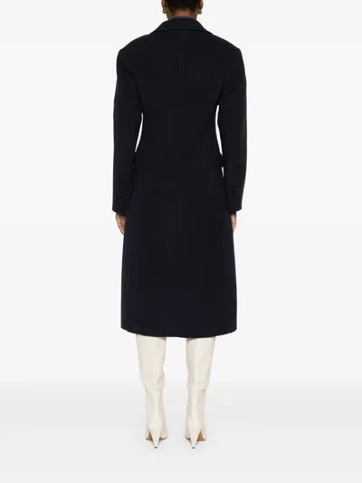 P.a.r.o.s.h Double-breasted Coat In Blue