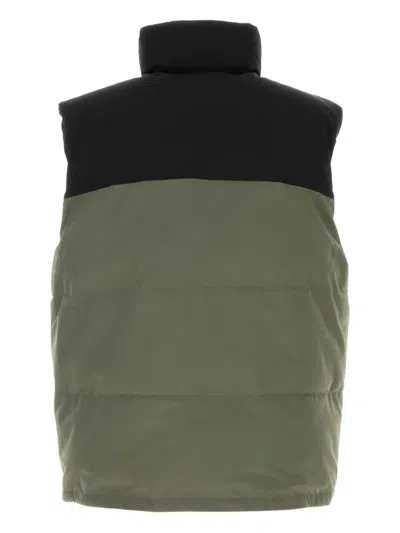 Apc A.p.c. Two-tone Stretch Polyester Doudoune Padded Jacket In Multi