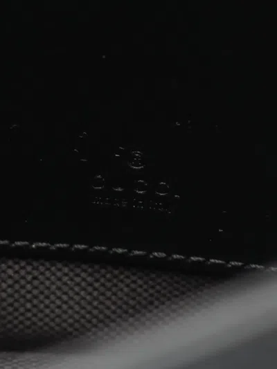 Pre-owned Gucci 2020s Gg Canvas Messenger Bag In Black