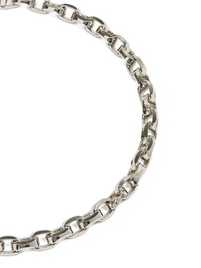 Misbhv Trinity Chain-link Choker Necklace In Metallic