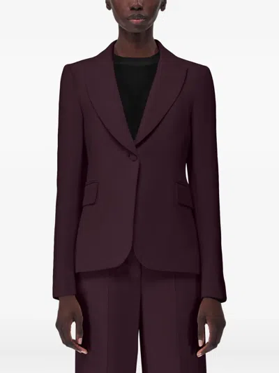 Adam Lippes Single-button Blazer In Gray