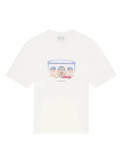 Drôle De Monsieur Short-sleeved T-shirt In White