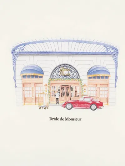 Drôle De Monsieur Short-sleeved T-shirt In White