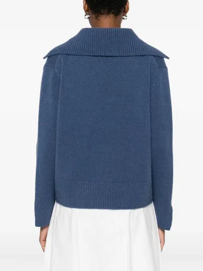 罗纹下摆羊绒毛衣