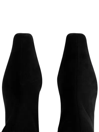 Khaite Refined Mini Ankle Boots With Sleek Blade Heel In Black