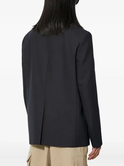 424 Double-breasted Wool Jacket In Blue