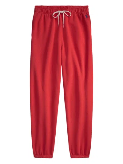 Polo Ralph Lauren Classic Jogging Pants In Red
