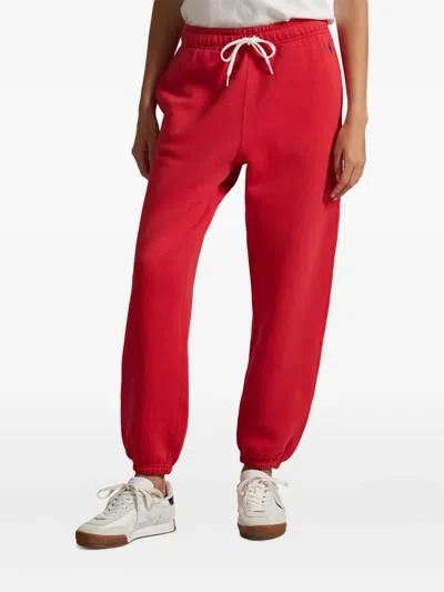 Polo Ralph Lauren Classic Jogging Pants In Red