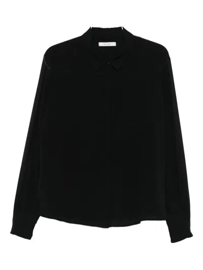 Kristensen Du Nord Button-down Blouse In Black