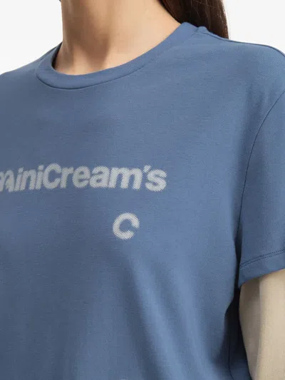 分层式图案印花上衣