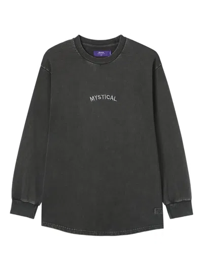 图案刺绣长袖上衣