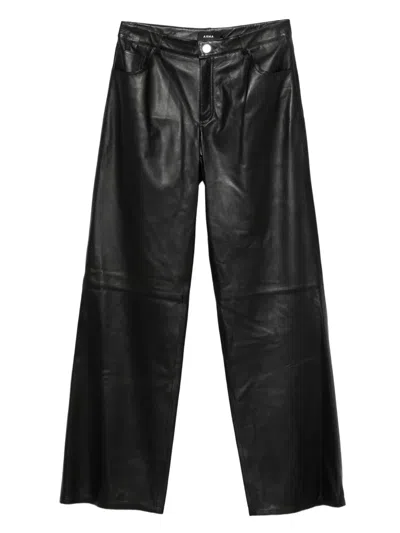 Arma Leather Trousers In Black