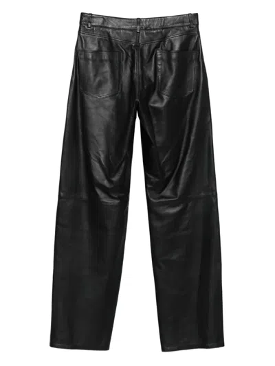 Arma Leather Trousers In Black