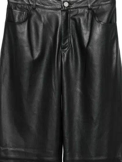 Arma Leather Trousers In Black