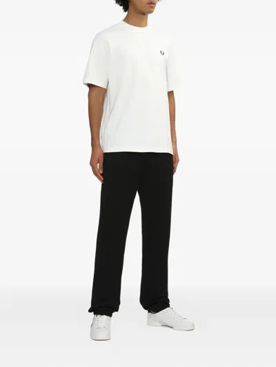 Fred Perry Classic Crew Neck Tee In White