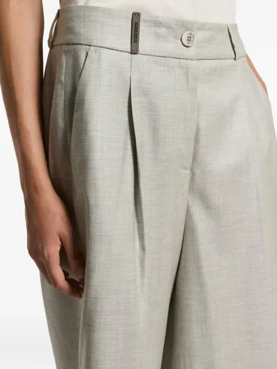 Peserico Tailored Short In Gray