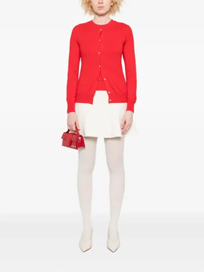 Arch4 Button-front Cardigan In Red