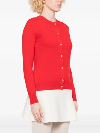 Arch4 Button-front Cardigan In Red