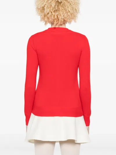 Arch4 Button-front Cardigan In Red