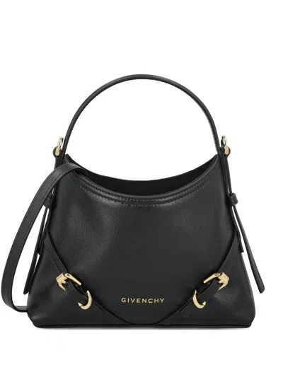 Givenchy Women Voyou Nano Bag In Polished Leather In Black