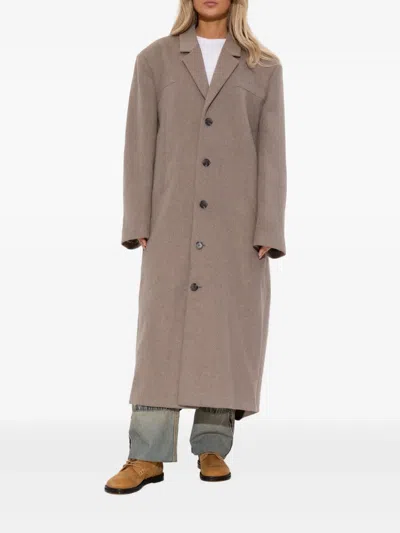 Jw Anderson Lace-up Ankle Boots In Brown