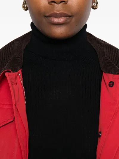 Apc Carmen Turtleneck Top In Black