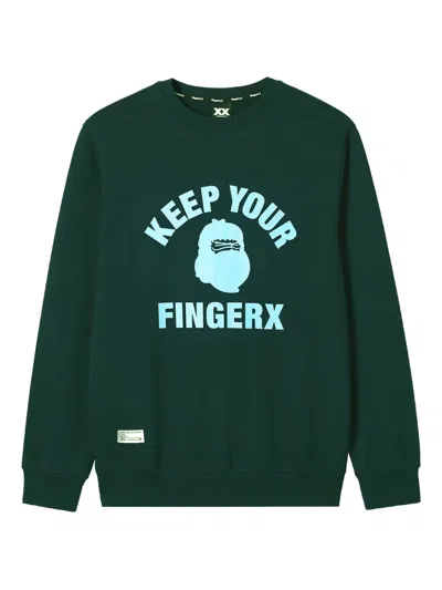 图案印花圆领卫衣