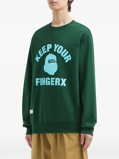 图案印花圆领卫衣