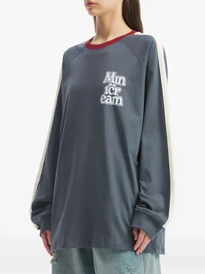 LOGO印花插肩式衣袖上衣