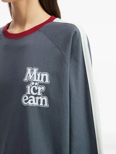 LOGO印花插肩式衣袖上衣