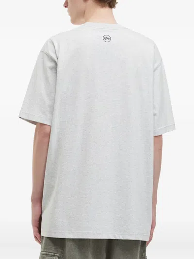 Alpha Industries Patch-pocket Tee In White