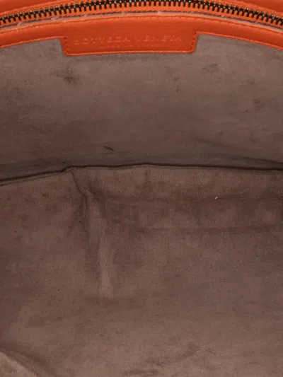 Pre-owned Bottega Veneta 2011 Small Nappa Intrecciato Veneta Hobo Bag In Orange