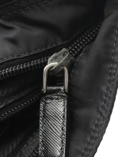 Pre-owned Prada 2000s Nylon Shoulder Bag In Black