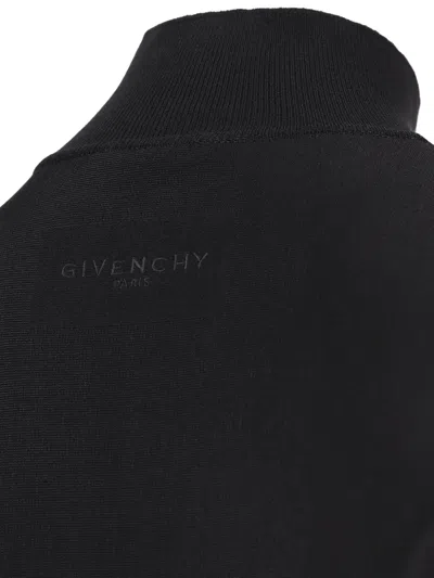 Givenchy Mini Dress With Flared Skirt In Wool Viscose In Black