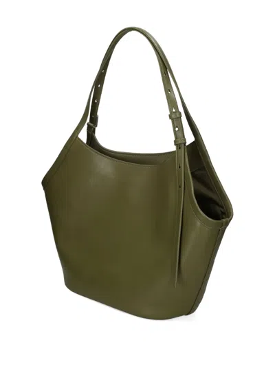 Kate Spade New York Deco Fine Grain Leather Tulip Tote In Green