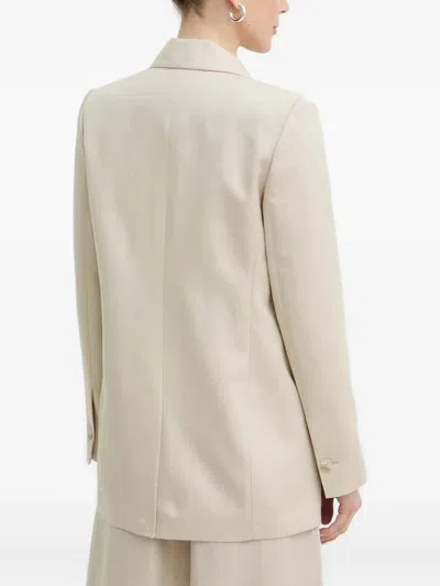 Ivy & Oak Double-breasted Peak-lapel Blazer In Multi