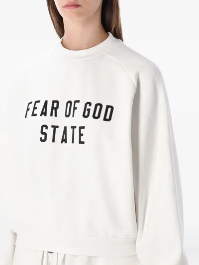 Essentials Fleece Sweatshirt In White
