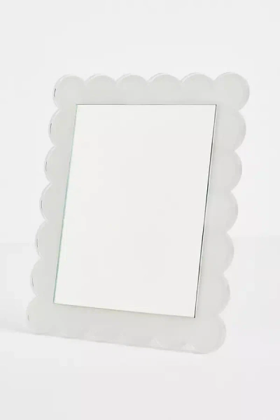 Tara Wilson Scalloped Rectangle Wall & Tabletop Mirroru200b In Multi