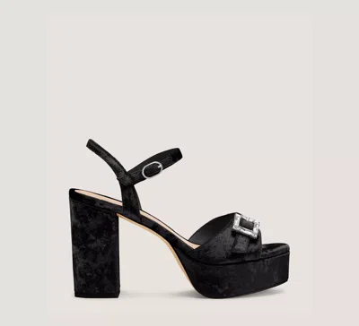 Stuart Weitzman June Platform Sandal In Black