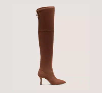 Stuart Weitzman Valentina Over-the-knee Boot 75 In Brown