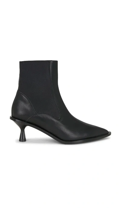 Atp Atelier Trino Pointed Toe Kitten Heel Chelsea Boot In Black