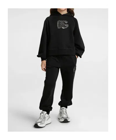 Dolce & Gabbana Logo-detail Track Pants In Black