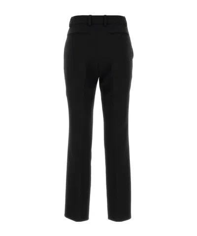 Gucci Tailored Cady Trousers With Pockets And Crease In Black