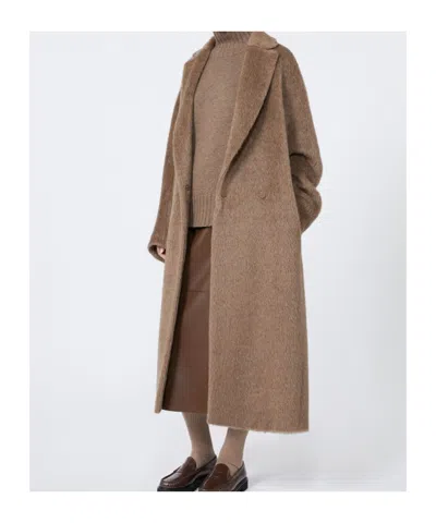 Max Mara Teddy Bear Coat In Brown